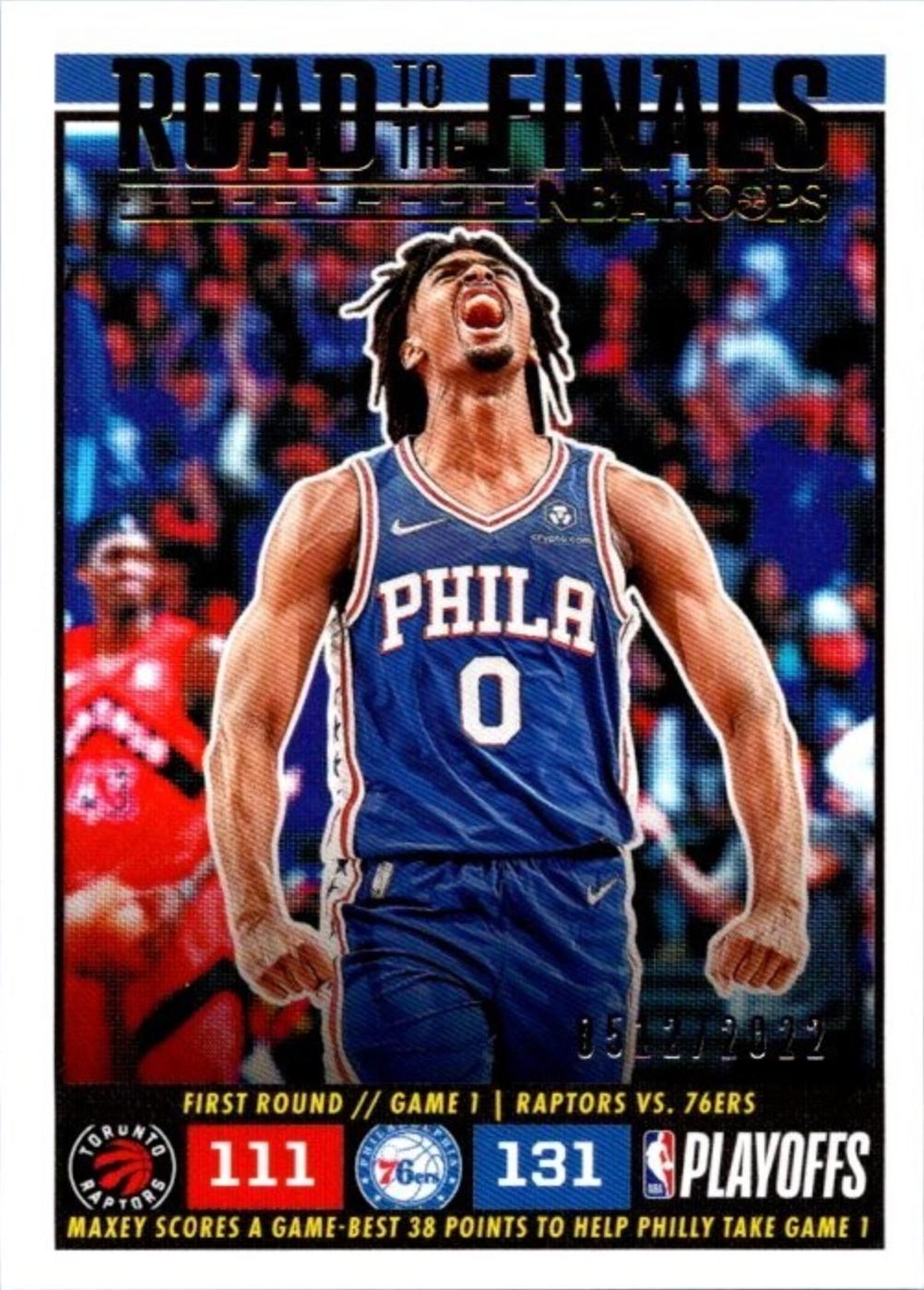 Tyrese Maxey #3 2022 Panini Hoops Road To The Finals Basketball