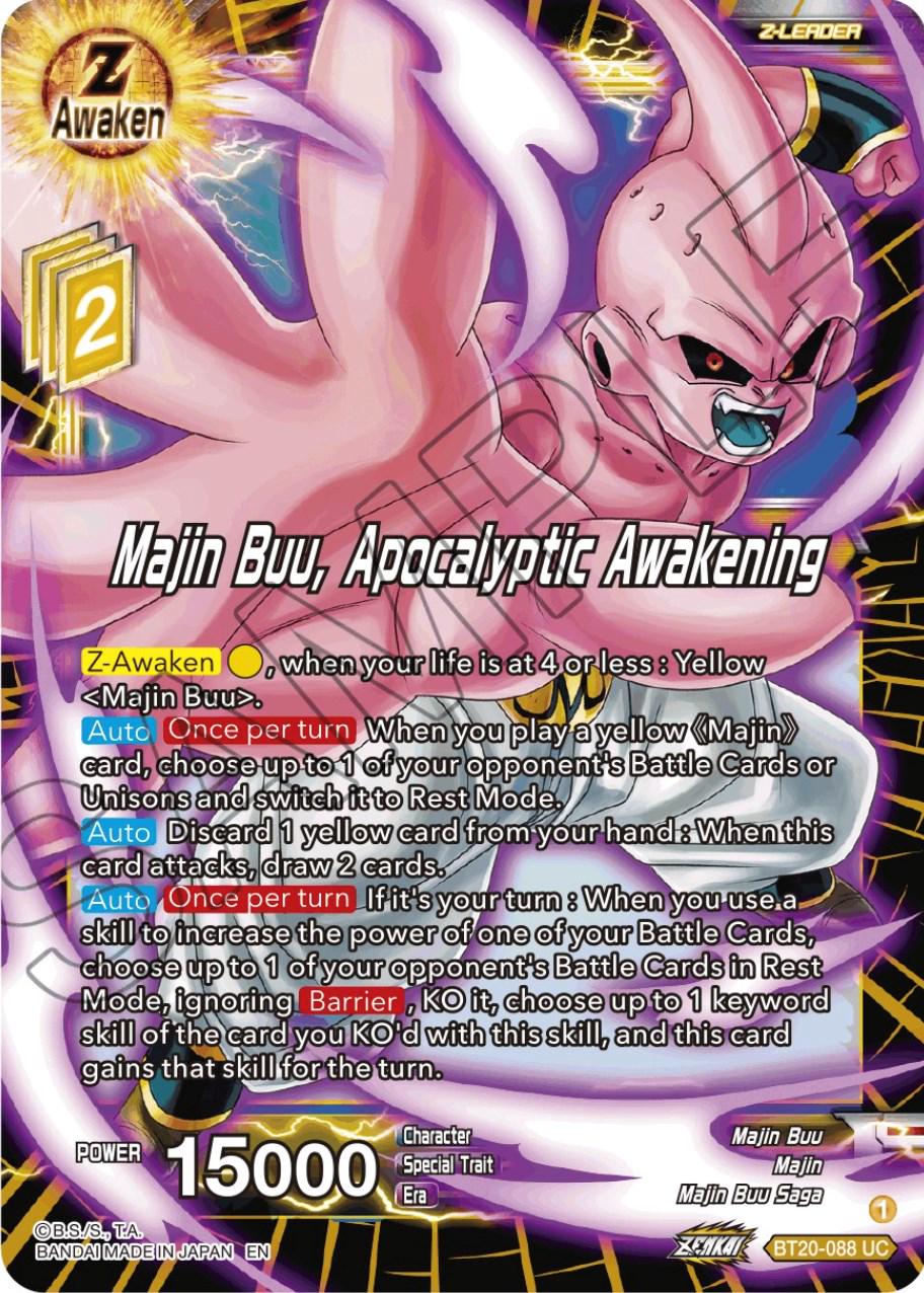 Majin Buu, Apocalyptic Awakening BT20-088 Dragon Ball Super Power Absorbed