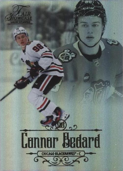 Connor Bedard #34 2023 Fleer Ultra Flair Showcase Showstopper Hockey