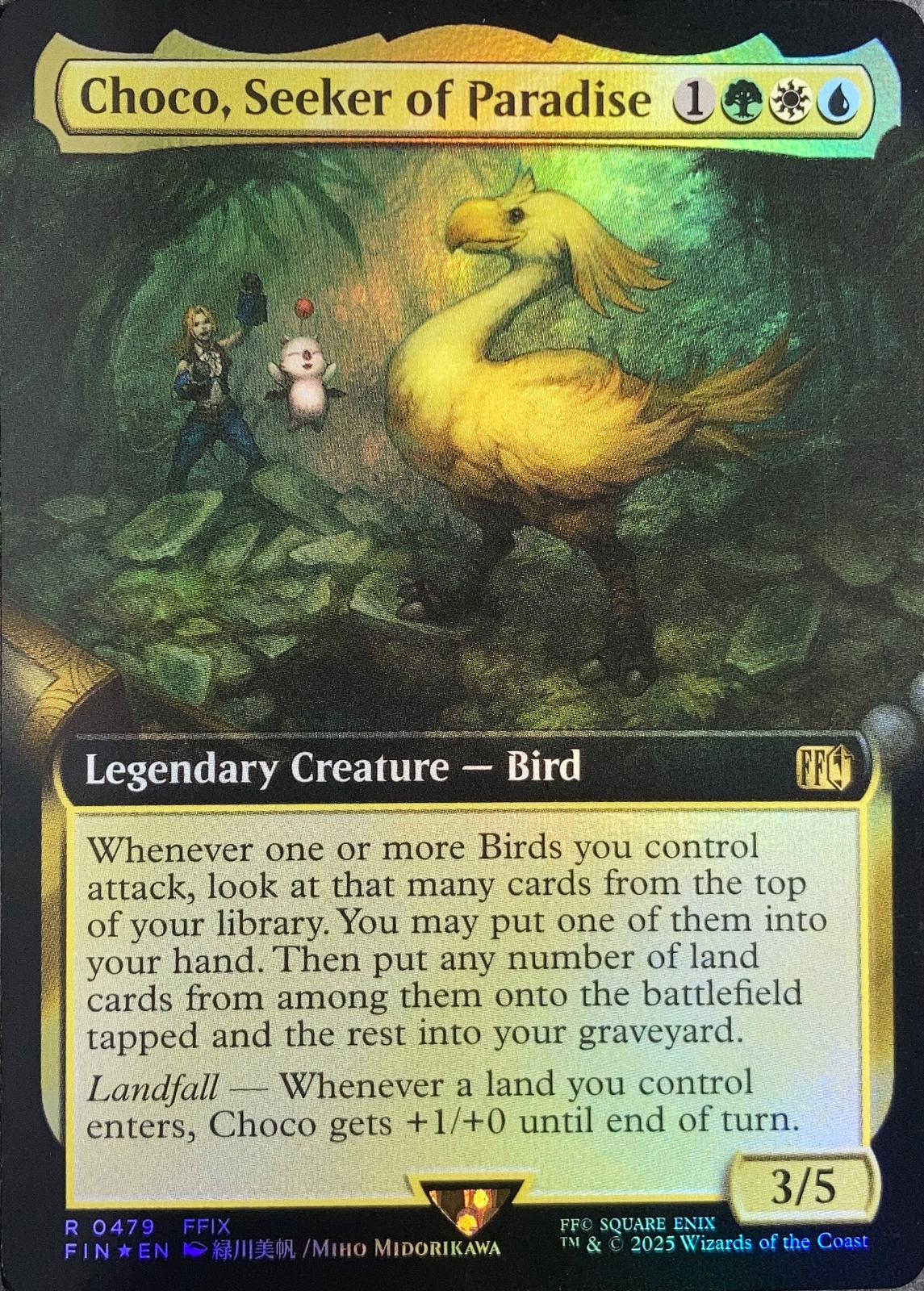 Choco,Seeker of Paradise/桃源郷の探求者、チョコfoil Choco, Seeker of Paradise [Extended Art Foil] #479 Prices | Magic