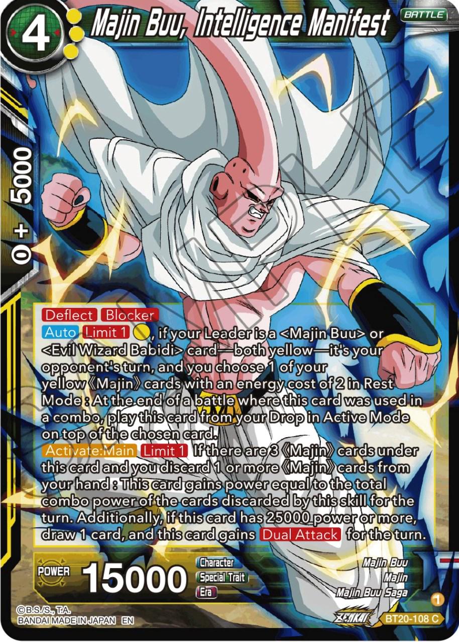 Majin Buu, Intelligence Manifest BT20-108 Dragon Ball Super Power Absorbed