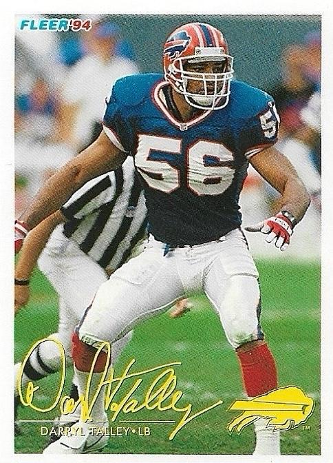 Darryl Talley #4 1994 Fleer Shell Fact Football