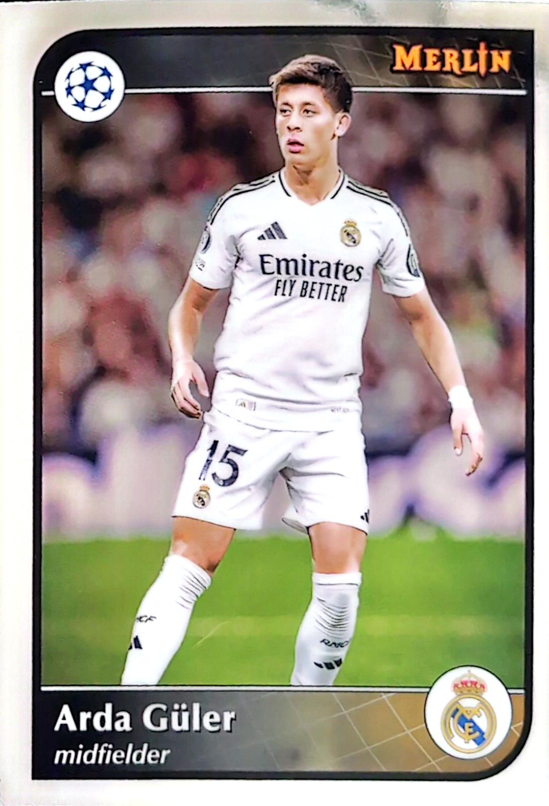 Arda Guler #40 2024 Topps Merlin UEFA