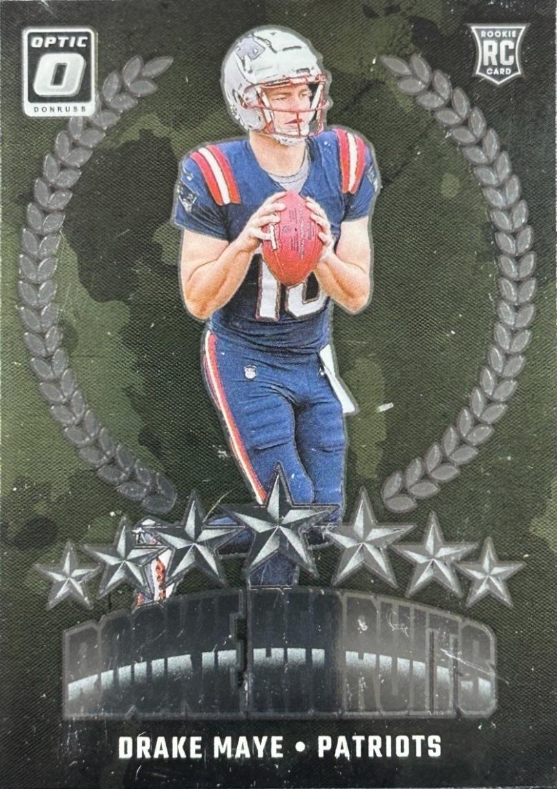 2024 Panini Donruss Optic Rookie Recruits Drake Maye #5 card