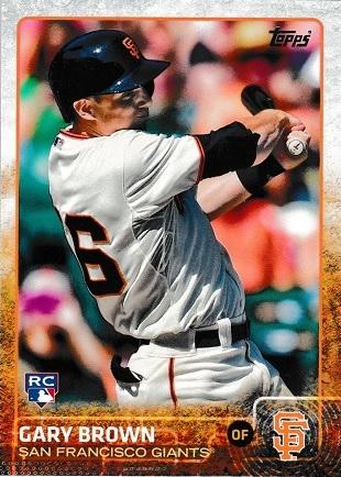 Gary Brown #139 Baseball Cards 2015 Topps