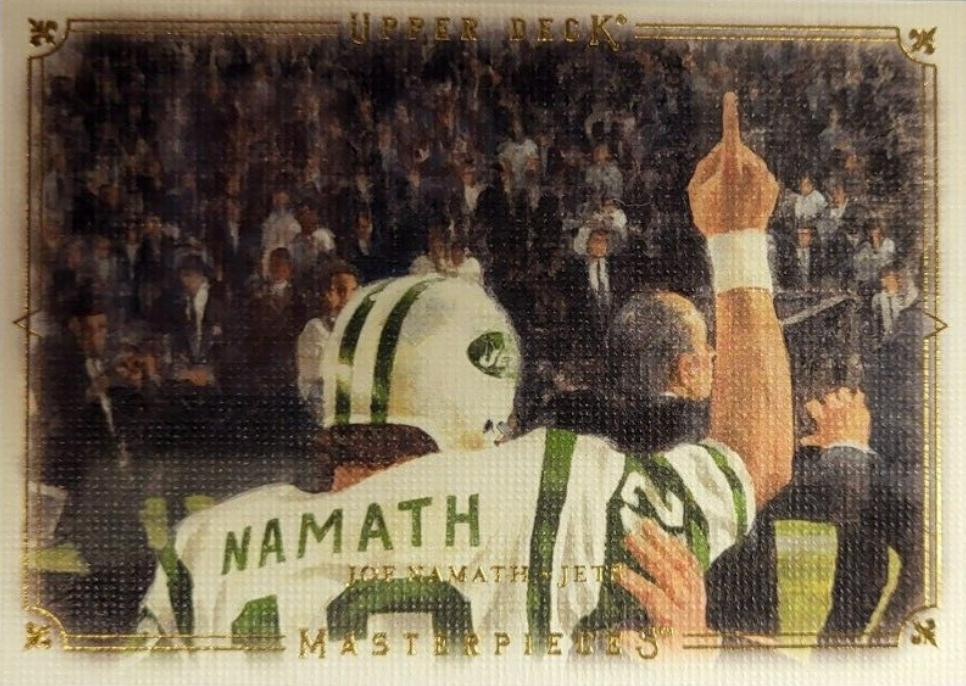 Joe Namath #47 2008 Upper Deck Masterpieces Football