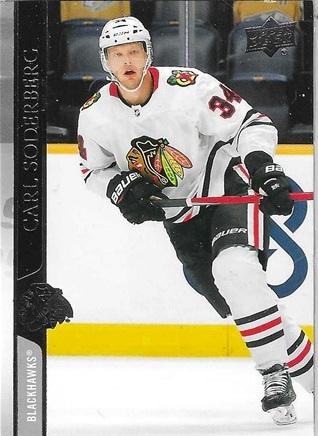 Carl Soderberg #528 Hockey Cards 2020 Upper Deck Extended Series