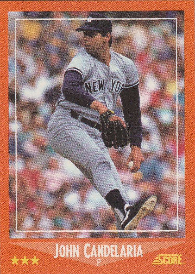 John Candelaria #40T 1988 Score Traded Baseball