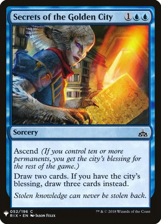 Secrets of the Golden City #52 Magic The List Reprints