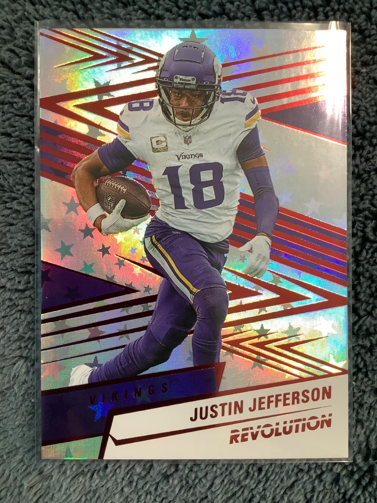 Justin Jefferson #50 2025 Panini Revolution Football