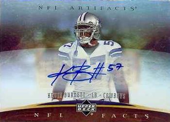 Kevin Burnett #NF-KN 2007 Upper Deck Artifacts NFL Facts