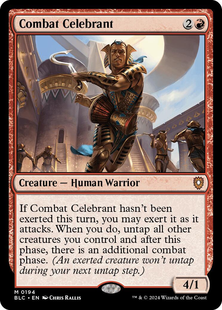 Combat Celebrant #194 Magic Bloomburrow Commander