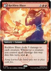 Reckless Blaze [Extended Art Foil] #197