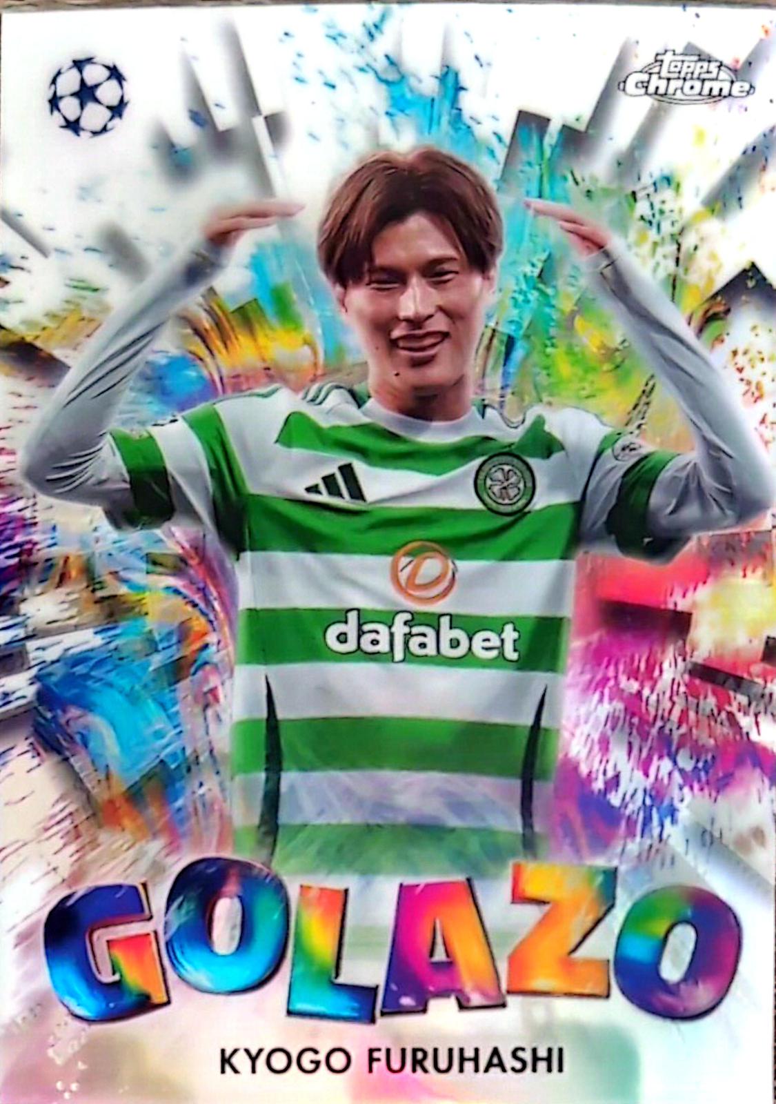 Kyogo Furuhashi #GZ-3 2024 Topps Chrome UEFA Golazo