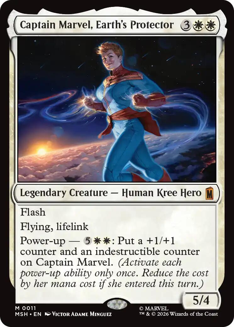 Captain Marvel, Earth's Protector (Magic Marvel Super Heroes)
