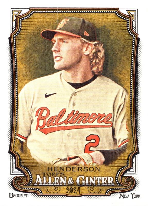 2024 Topps Allen & Ginter Gunnar Henderson #161 card