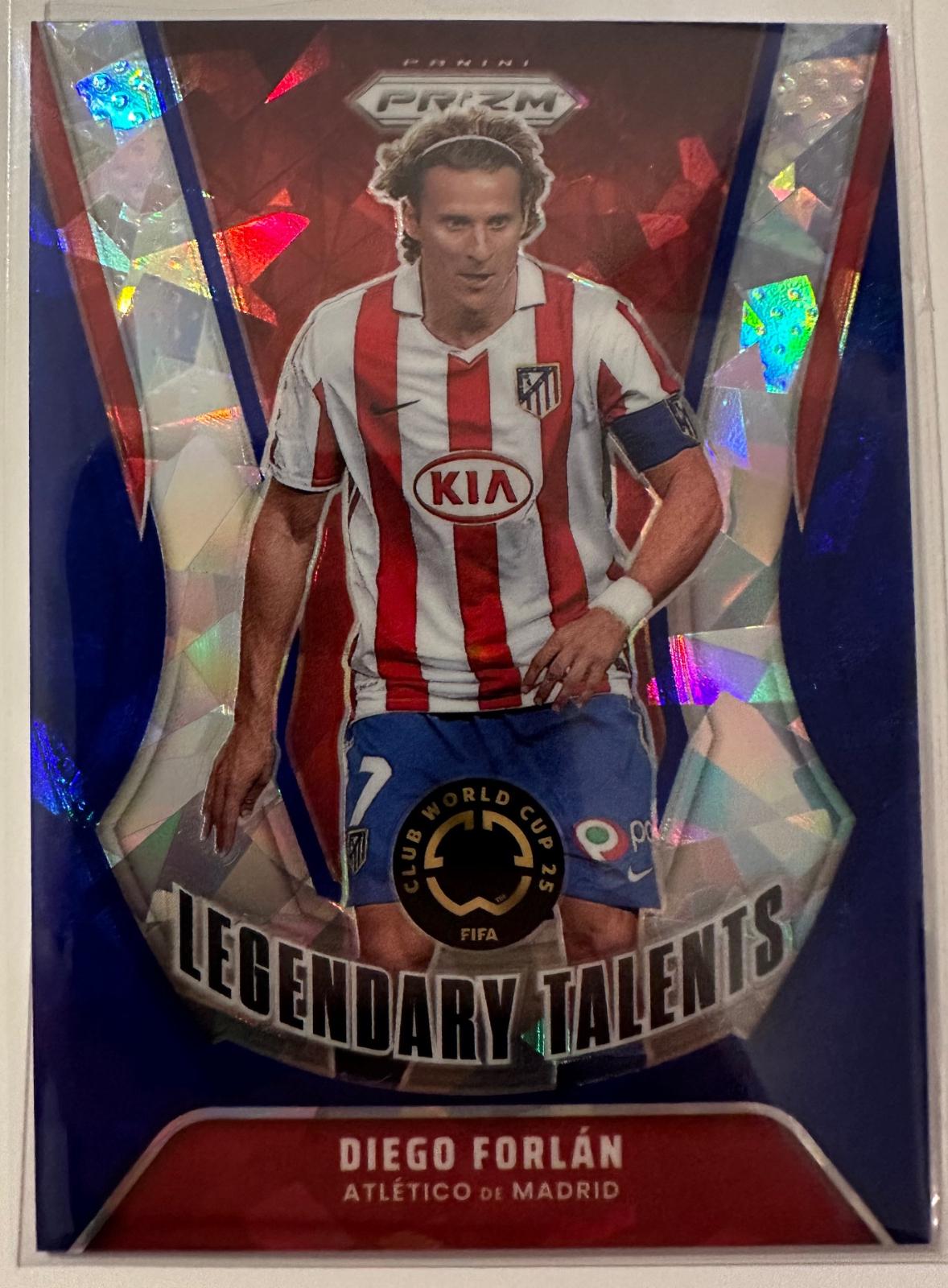 Diego Forlan [Blue Ice] #2 Prices | 2025 Panini Prizm FIFA Club World ...