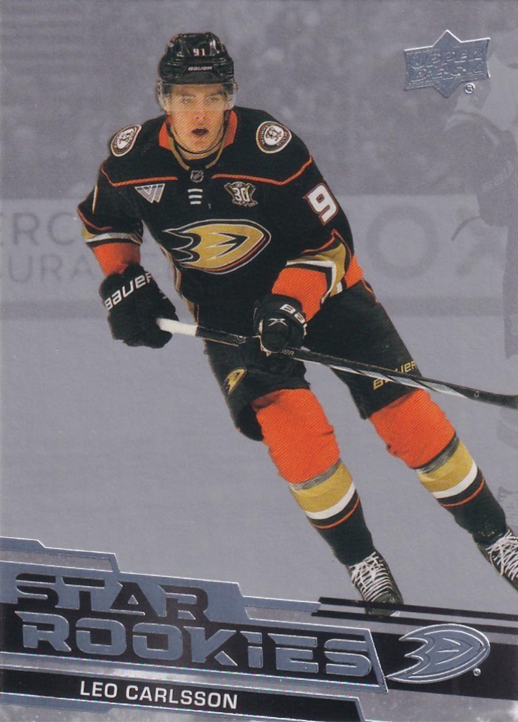 Leo Carlsson #7 2023 Upper Deck Star Rookies Hockey