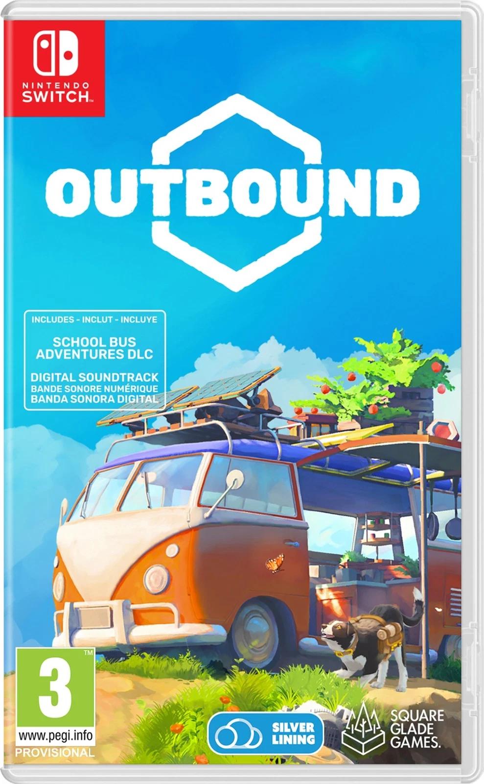 Carátula de Outbound para Switch (edición PAL España)