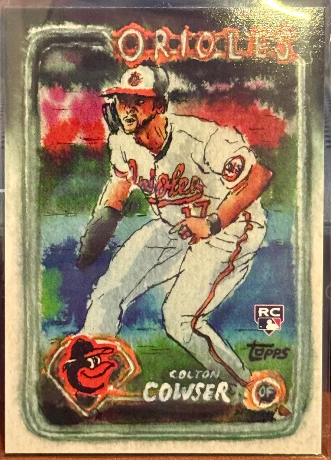 Colton Cowser #FL-4 Baseball Cards 2024 Topps Spotlight First Lights