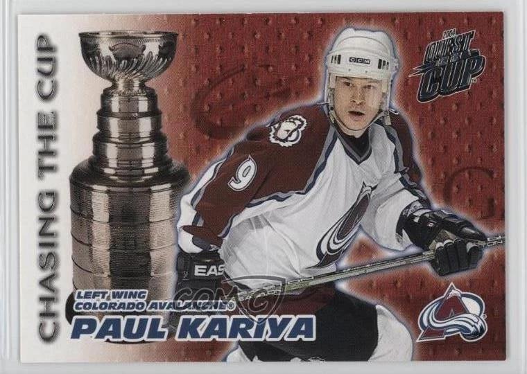 Paul Kariya #4 2003 Pacific Quest For The Cup Hockey
