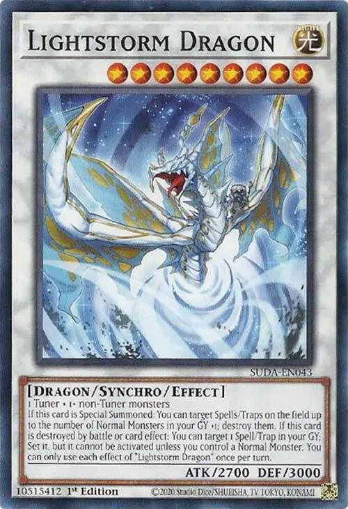 Lightstorm Dragon SUDA-EN043 YuGiOh Supreme Darkness