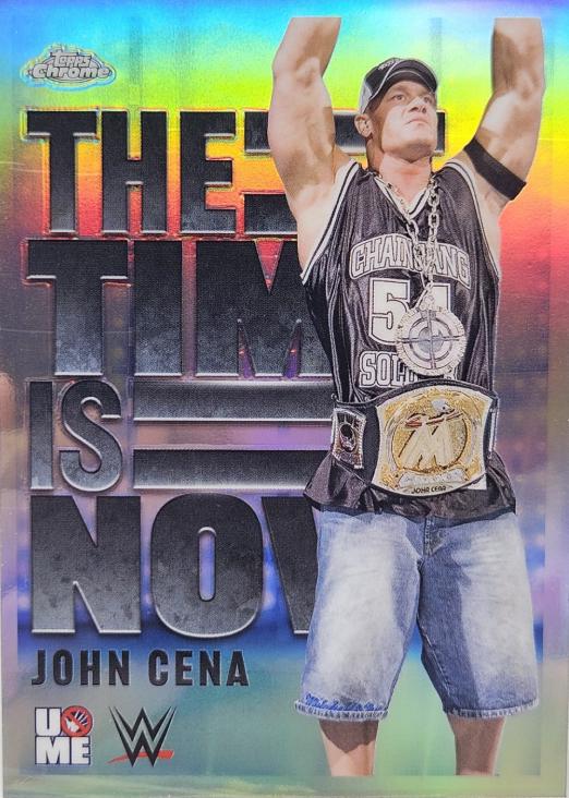 John Cena #TIN-5 Wrestling Cards 2025 Topps Chrome WWE The Time Is Now