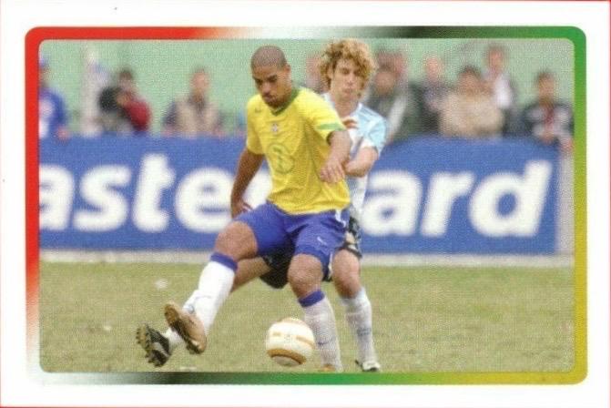 Final Argentina-Brazil #10 2007 Panini Copa America Venezuela Soccer