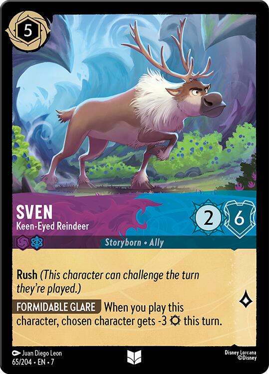 Sven - Keen-Eyed Reindeer #65 Lorcana Archazia's Island