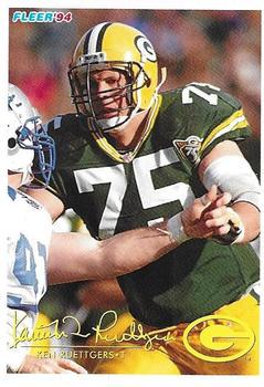 Ken Ruettgers #41 1994 Fleer Shell Fact Football