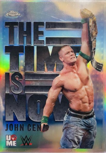John Cena #TIN-13 Wrestling Cards 2025 Topps Chrome WWE The Time Is Now
