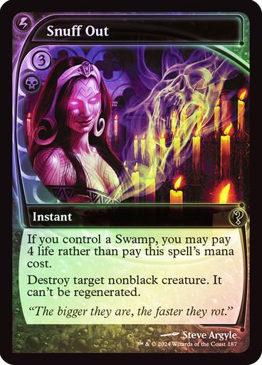 Snuff Out [Foil] (Magic Mystery Booster 2)
