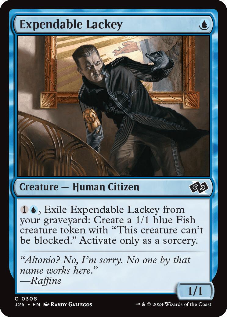 Expendable Lackey #308 Magic Foundations Jumpstart