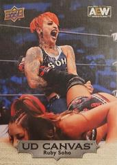 Ruby Soho #C4 Wrestling Cards 2022 Upper Deck AEW UD Canvas Prices