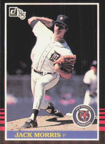 Jack Morris #415 1985 Donruss Baseball
