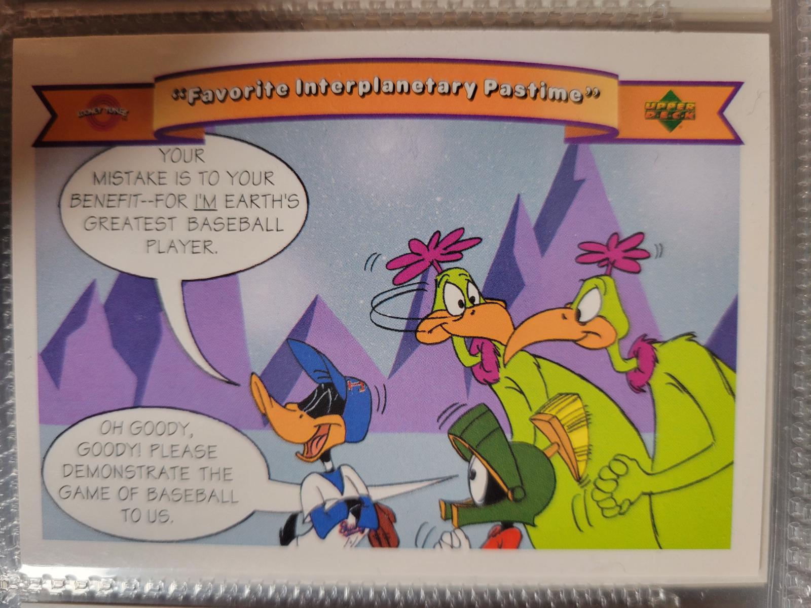 Favorite Interplanetary Pastime #14 Baseball Cards 1991 Upper Deck Comic Ball 2