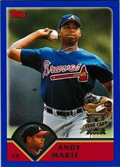 Andy Marte #300 Baseball Cards 2003 Topps Prices