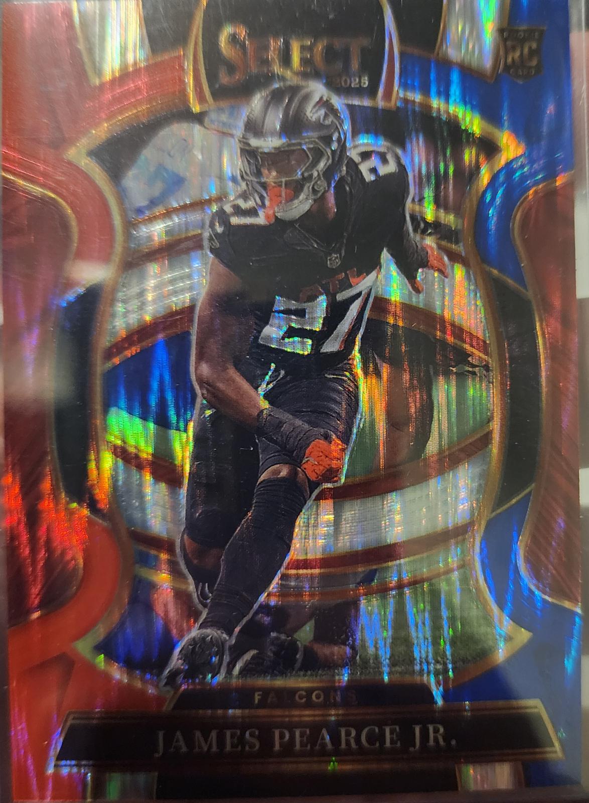 James Pearce Jr. [Red Blue Prizm Shock] #48