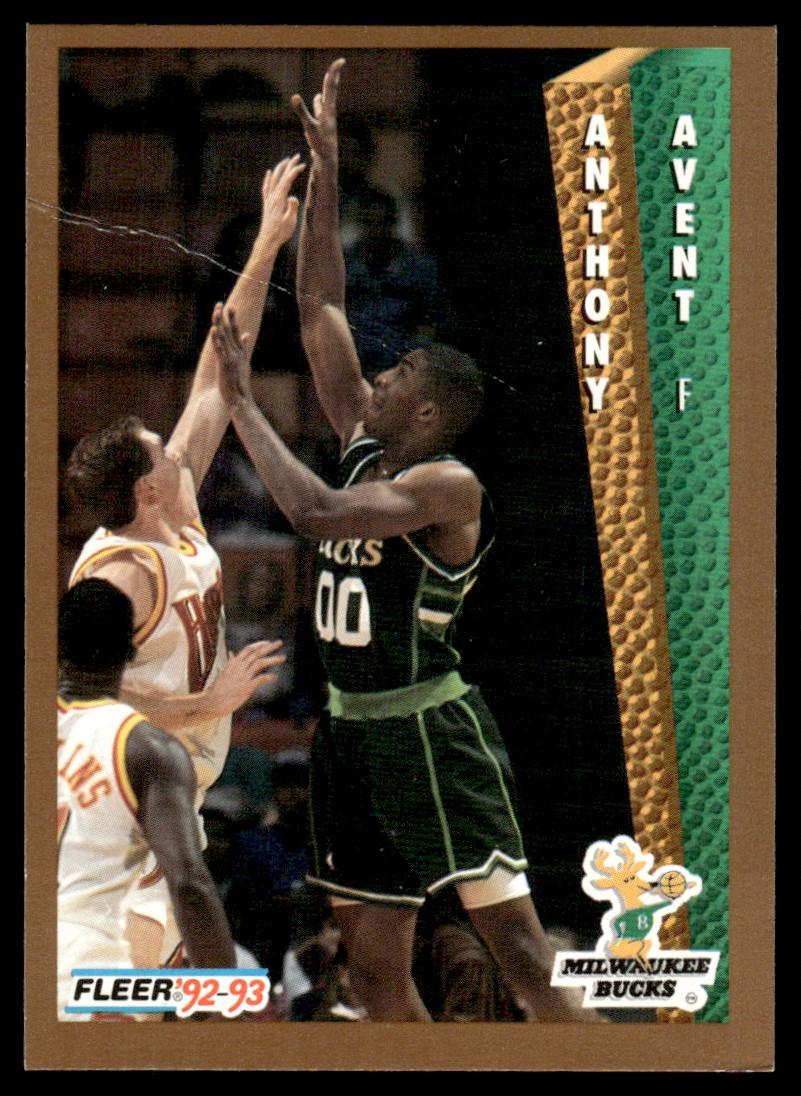 Anthony Avent #371 Basketball Cards 1992 Fleer