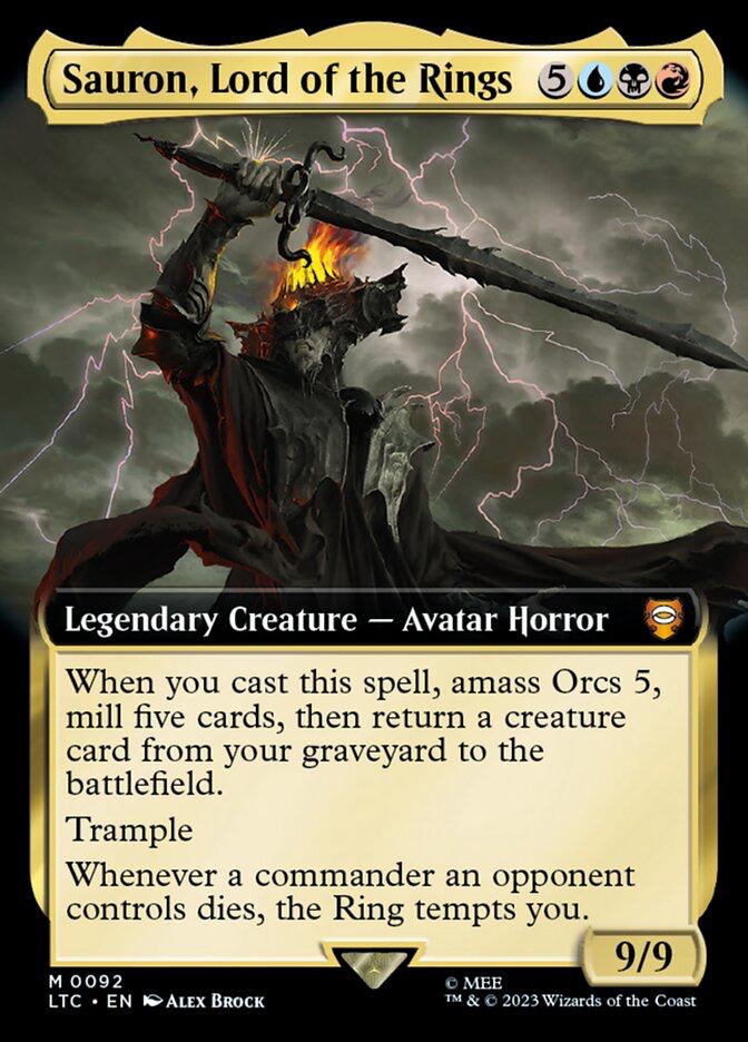 lotr mtg full art cards Amazon.com: Magic: The Gathering The Lord of The Rings: Tales of Middle-Earth Scene Box Put a burden counter on The One Ring Magic The Gathering's Lord of