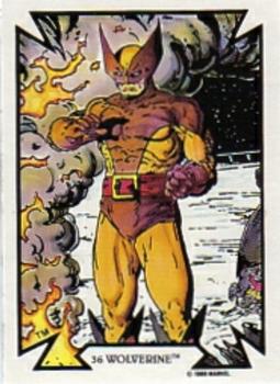 1989 Comic Images Wolverine #36 card