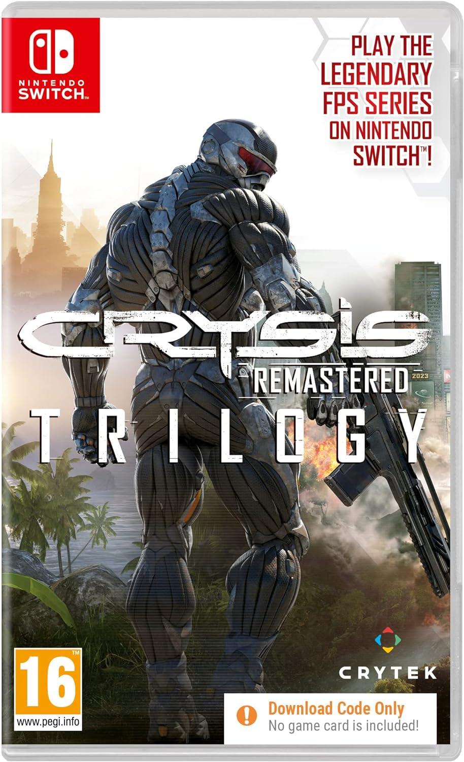 Carátula de Crysis Remastered Trilogy para Switch (edición PAL España)