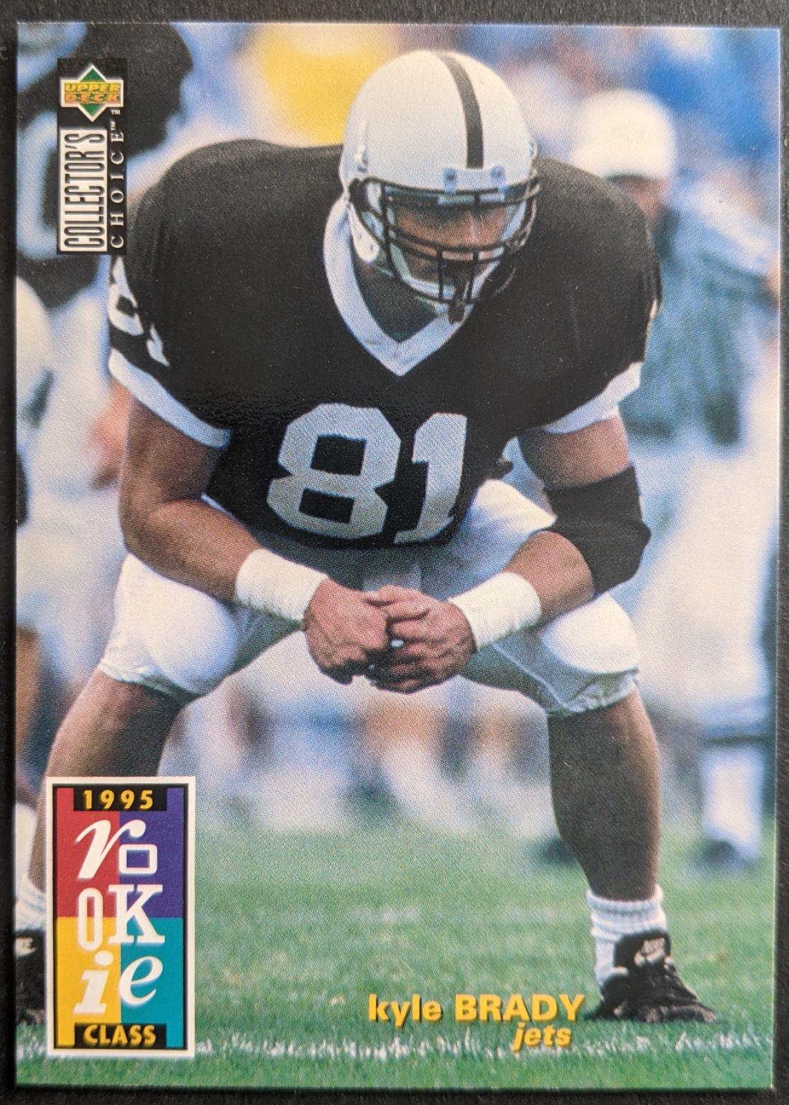 Kyle Brady #9 Football Cards 1995 Collector's Choice