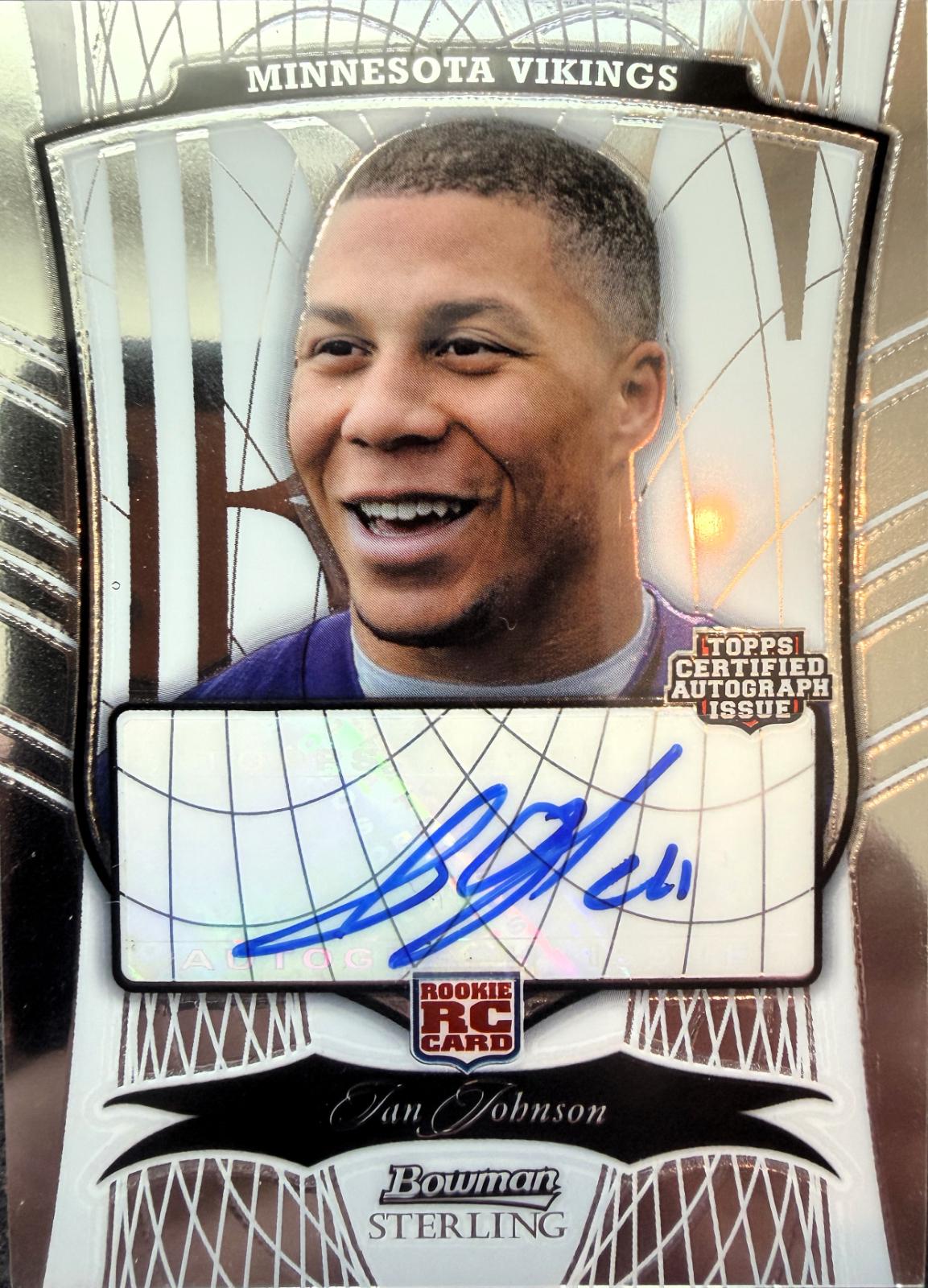 Ian Johnson [Autograph] #103 Prices [Rookie] | 2009 Bowman Sterling ...