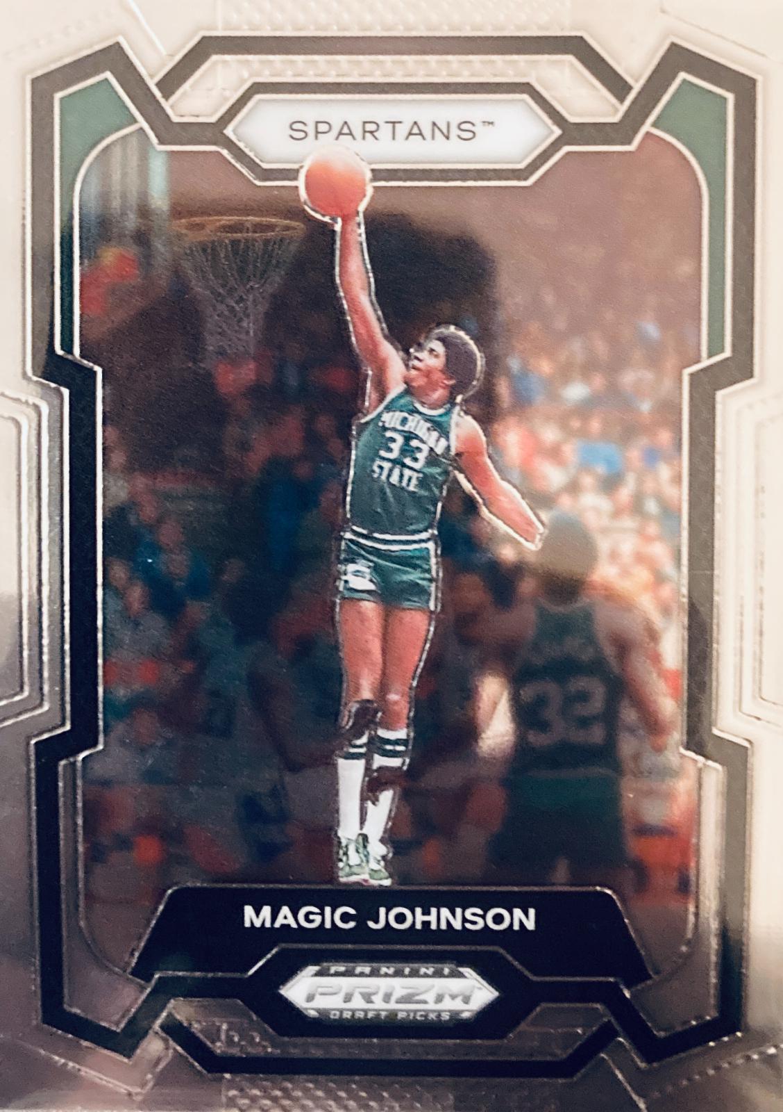 Magic Johnson #23 Basketball Cards 2024 Prizm Draft Picks