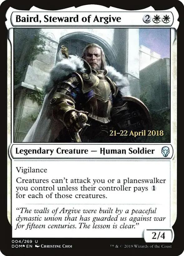 Baird, Steward Of Argive [Foil] Prerelease #4