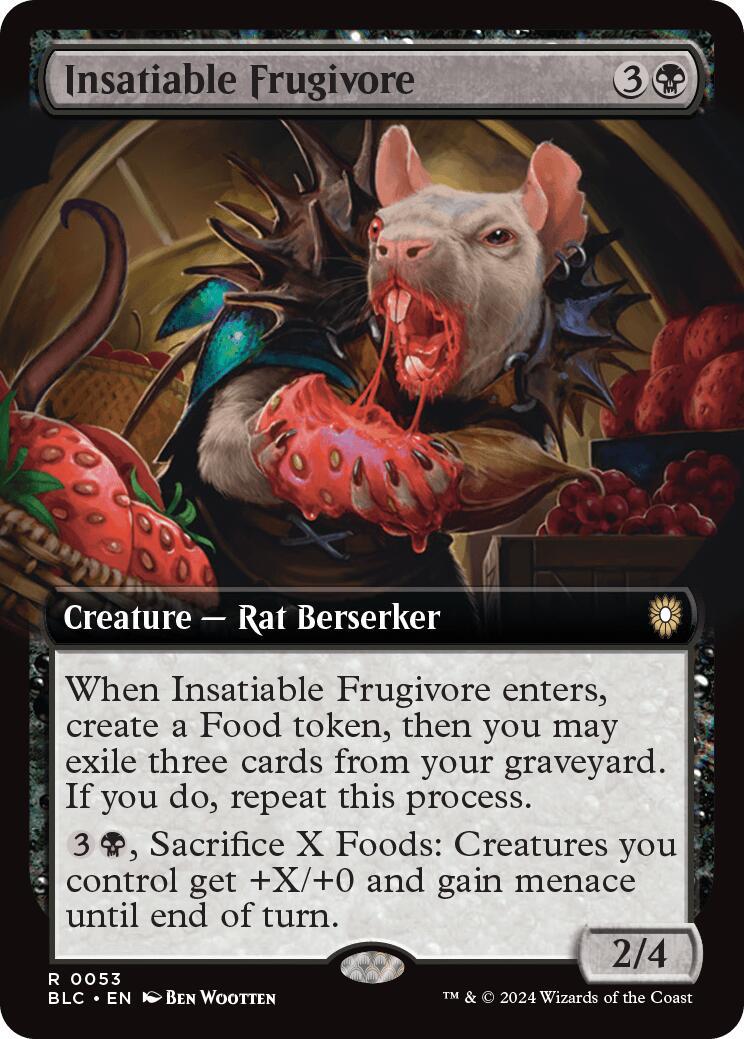 Insatiable Frugivore #53 Magic Bloomburrow Commander