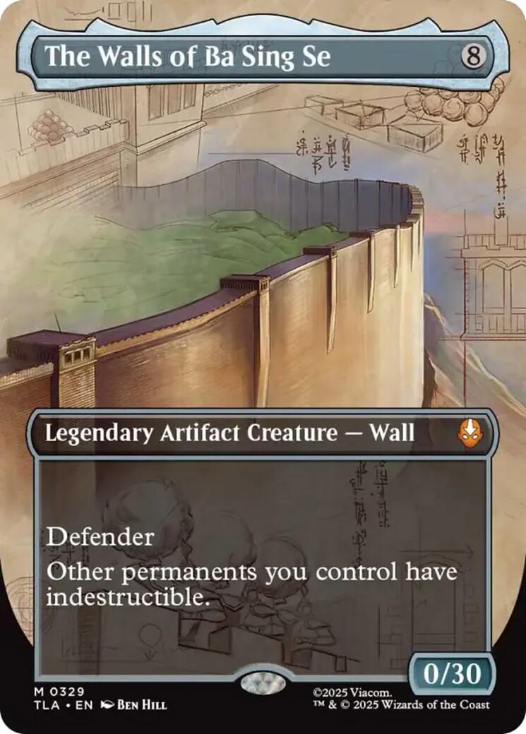 The Walls of Ba Sing Se [Borderless] #329 Prices | Magic Avatar: The Last  Airbender | Magic Cards