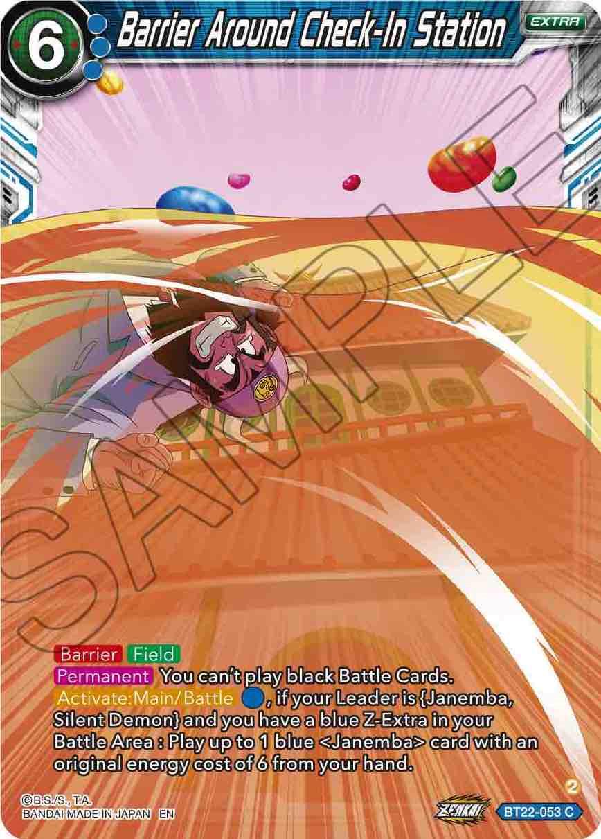 Barrier Around Check-In Station BT22-053 Dragon Ball Super Critical Blow
