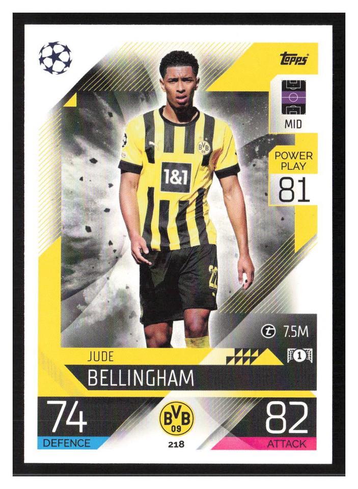 Jude Bellingham #218 2022 Topps Match Attax UEFA Champions League